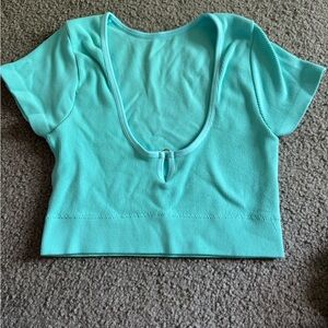 Aqua Blue Women's Top